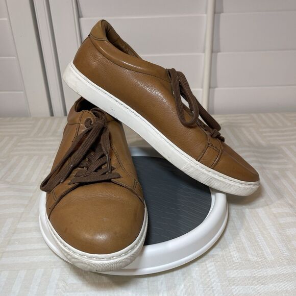 Allen Edmonds Courtside Shoes Men\'s 7 E Brown Leather Low Top Casual Sneakers main image 7